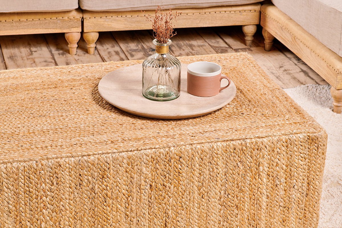 Ondal Braided Hemp Coffee Table- nkuku