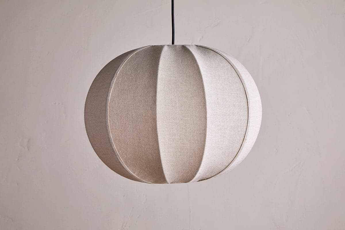 Orisa Linen Lampshade - Off White-nkuku