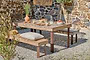 Oso Wooden Dining Table - Small-nkuku