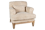 Otas Teddy Cotton Armchair - Off White- nkuku