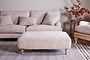 Otas Teddy Ottoman - Off White-nkuku