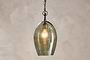 Otoro Recycled Glass Pendant - Green - Large Oval-nkuku