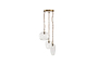 Otoro Statement Recycled Glass Cluster Pendant-nkuku