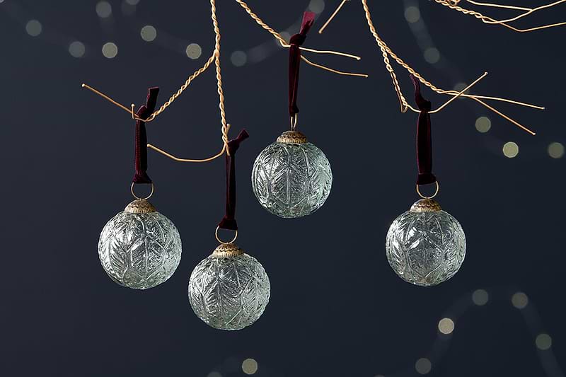 Patta Baubles - Clear - (Set of 4)