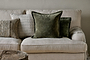 Pilani Velvet & Linen Cushion Cover - Moss