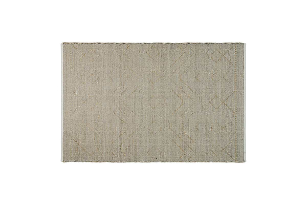 Prathal Cotton And Seagrass Rug - Natural & Black