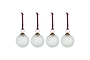 Patta Baubles - Clear - (Set of 4)-nkuku