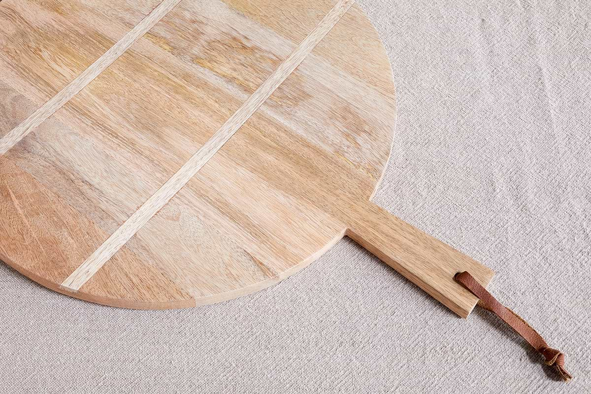 Pijja Panelled Pizza Board - Natural-nkuku