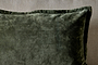 Pilani Velvet & Linen Cushion Cover - Moss-nkuku