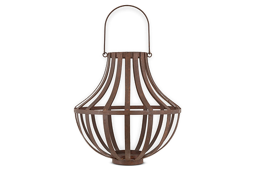 Pothos Large Lantern - Rust