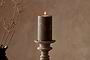 Rustic Soy Blend Pillar Candle - Olive Green - Large
