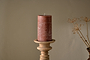 Rustic Soy Blend Pillar Candle - Rust - Large