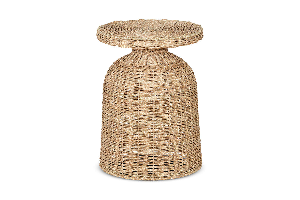 Rampura Rattan Side Table - Natural- nkuku