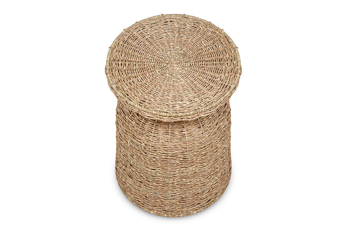 Rampura Rattan Side Table - Natural- nkuku