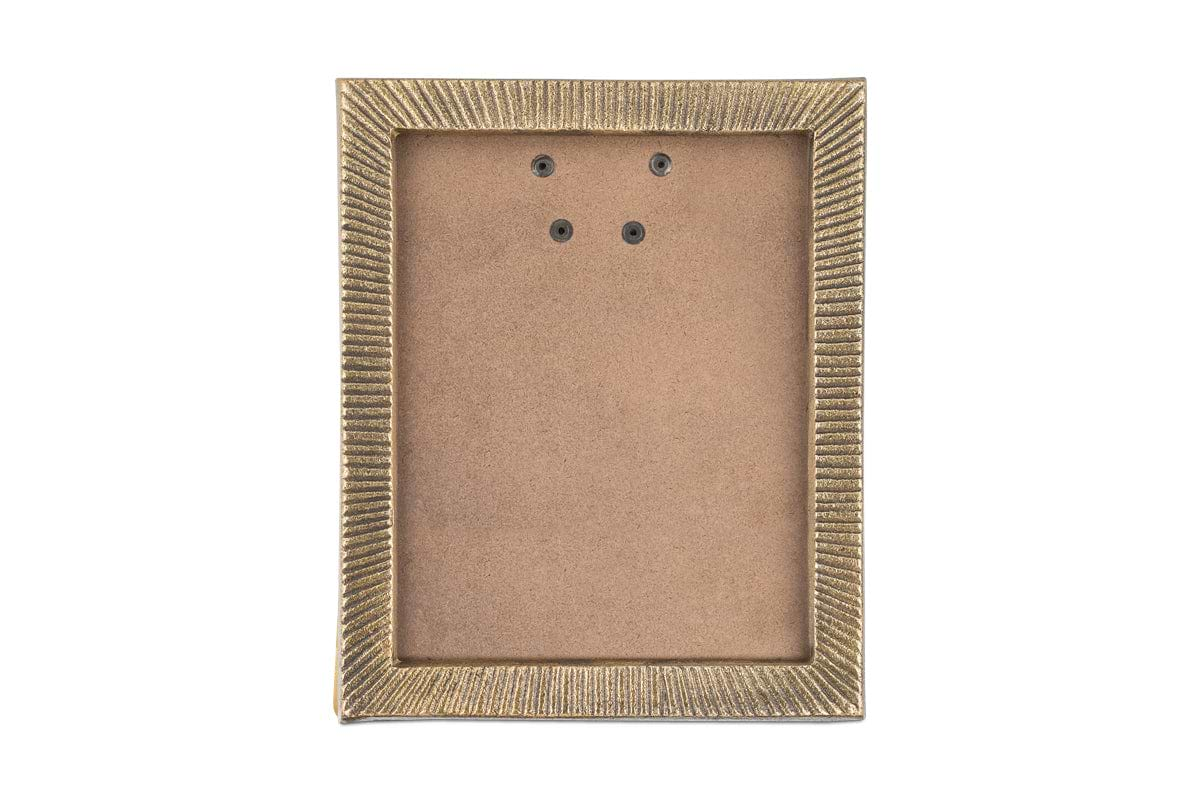 Ranoli Iron Etched Photo Frame - Antique Brass-nkuku