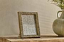 Ranoli Iron Etched Photo Frame - Antique Brass-nkuku