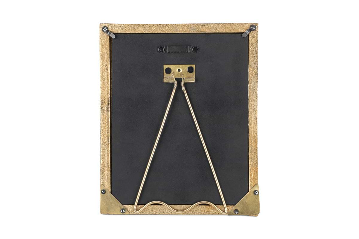 Ranoli Iron Etched Photo Frame - Antique Brass-nkuku