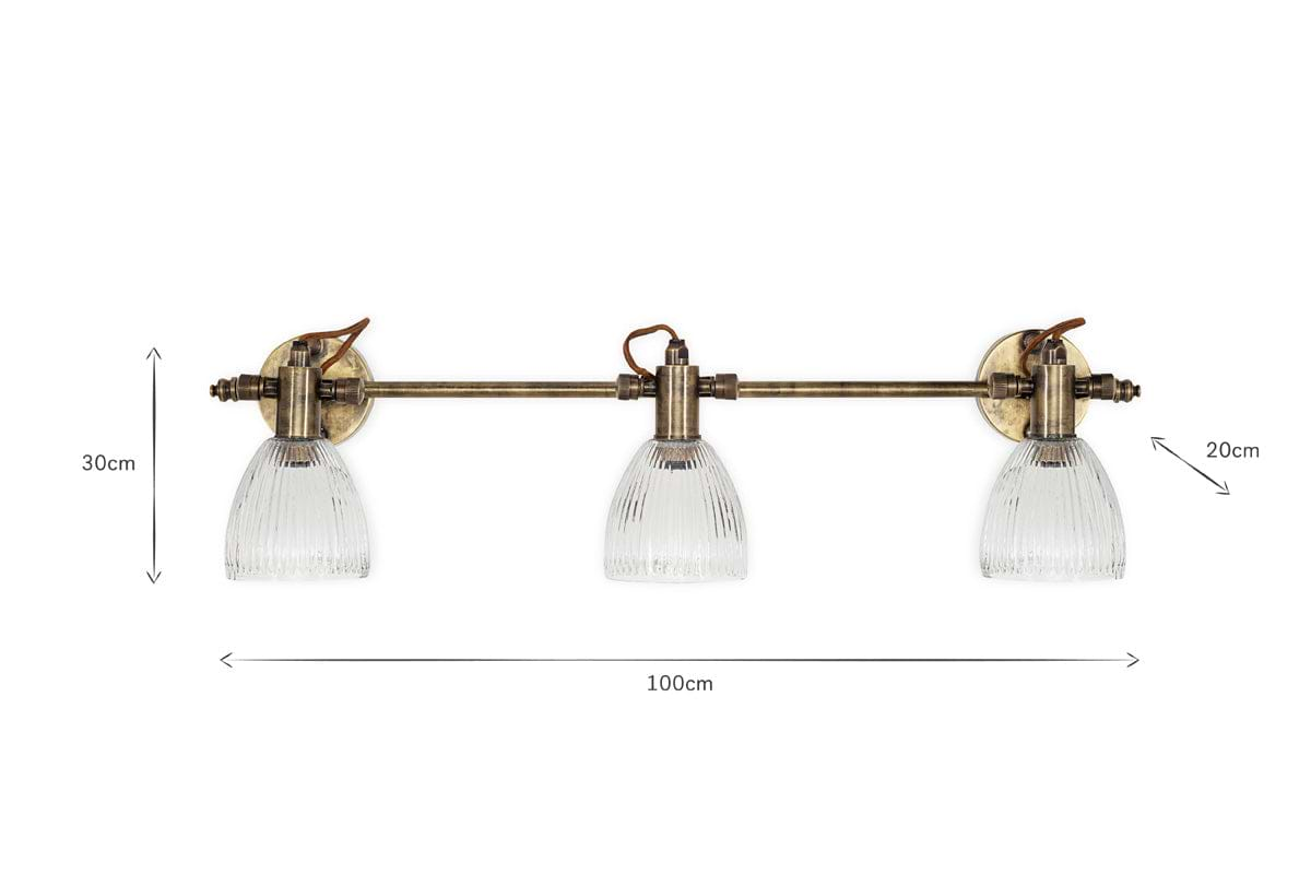 Rarni Ceiling Spotlight Bar - Antique Brass-nkuku