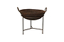 Reclaimed Iron Kadai With Grill - Medium-nkuku