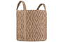 Renu Jute Basket - Rust & Natural-nkuku