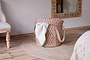 Renu Jute Laundry Basket - Rust & Natural-nkuku