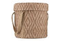 Renu Jute Laundry Basket - Rust & Natural-nkuku