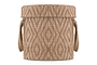 Renu Jute Laundry Basket - Rust & Natural-nkuku