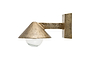 Rhya Outdoor Wall Lamp - Antique Brass-nkuku