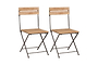 Rishikesh Reclaimed Wood & Iron Folding Chairs - (Set of 2)-nkuku