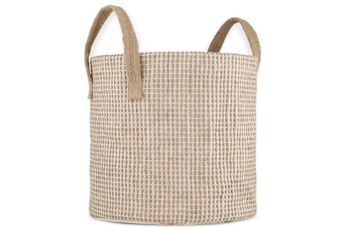 Rohia Basket - Natural & Cream-nkuku