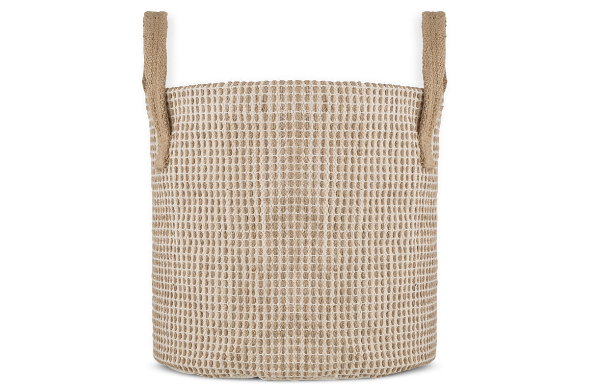 Rohia Basket - Natural & Cream-nkuku