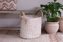 Rohia Basket - Natural & Cream-nkuku