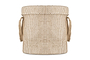 Rohia Laundry Basket - Natural & Cream-nkuku