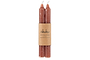 Rustic Soy Blend Dinner Candles - Rust (Set of 2)-nkuku