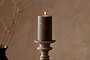 Rustic Soy Blend Pillar Candle - Olive Green - Large-nkuku