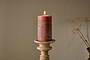 Rustic Soy Blend Pillar Candle - Rust - Large-nkuku