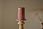 Rustic Soy Blend Pillar Candle - Rust - Large-nkuku