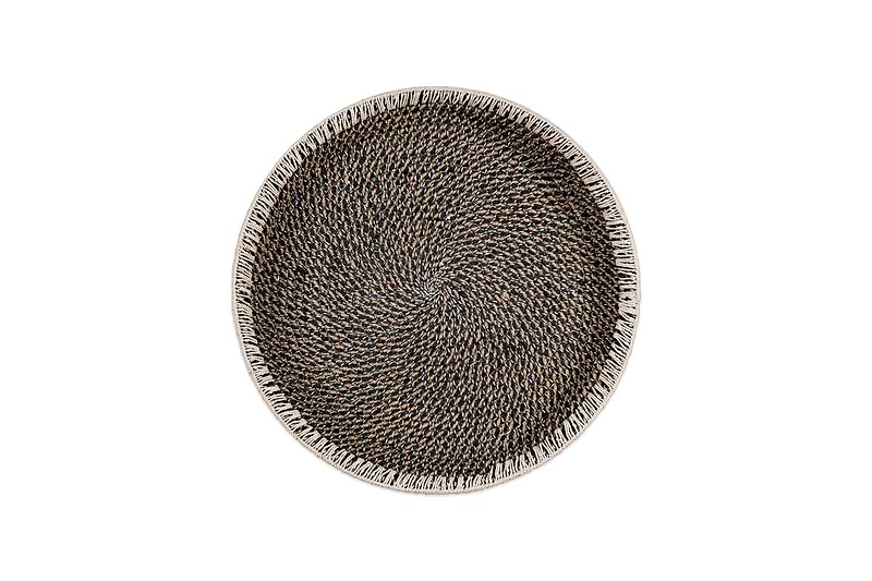 Sadie Basket Wall Art - Black & Natural - Small