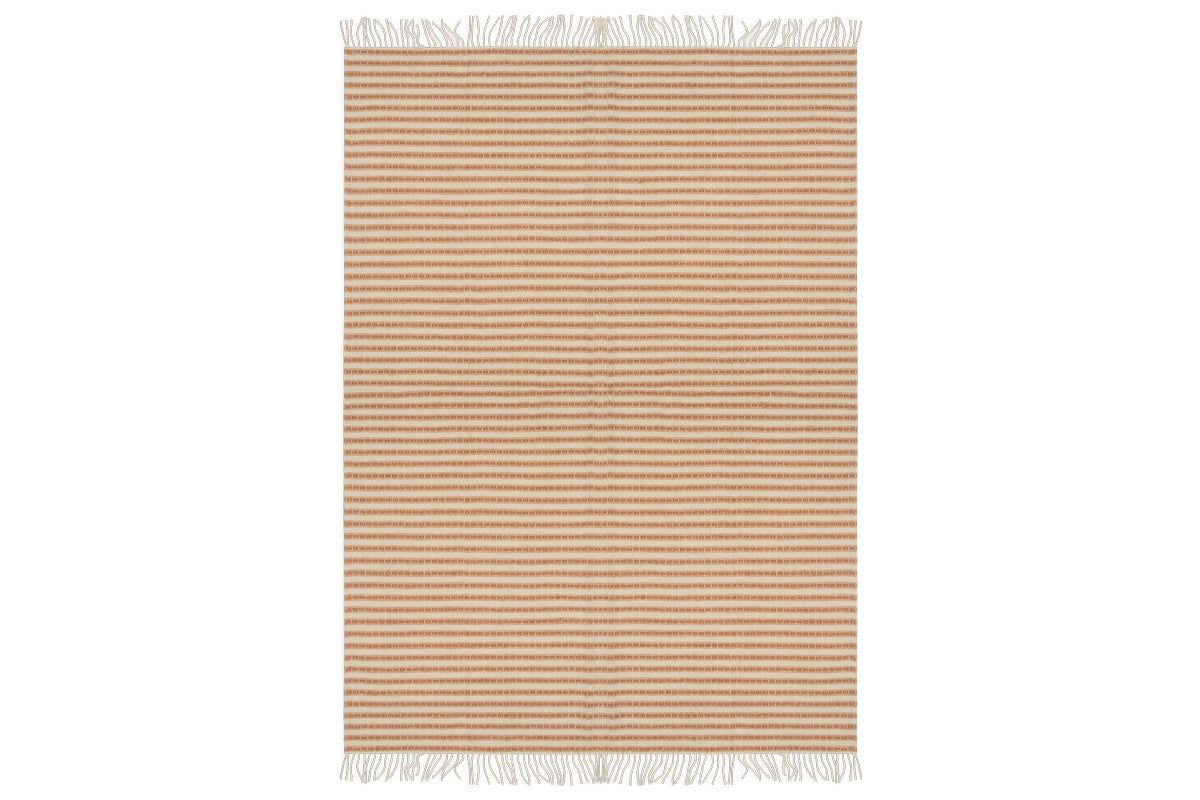 Sanval Wool Throw - Rust