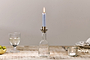 Sirsa Glass Candlestick - Clear