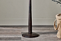 Sahar Mango Wood Floor Lamp - Dark Stain