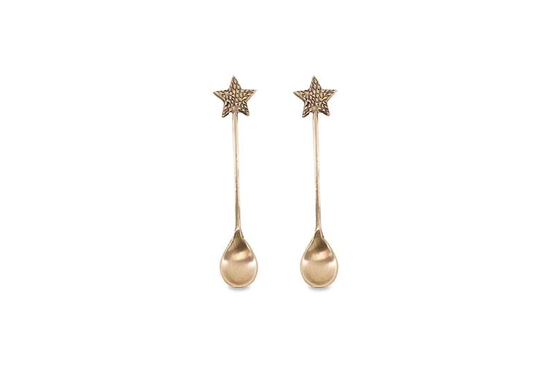 Star Spoon Gift Set - Antique Brass (Set of 2)