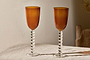 Thimma Wine Glass - Amber (Set of 2)