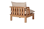 Sadhi Acacia Wood Outdoor Love Seat - Natural-nkuku