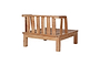 Sadhi Acacia Wood Outdoor Love Seat - Natural-nkuku