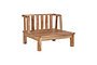 Sadhi Acacia Wood Outdoor Love Seat - Natural-nkuku