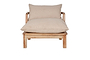 Sadhi Acacia Wood Outdoor Love Seat - Natural-nkuku