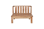 Sadhi Acacia Wood Outdoor Love Seat - Natural-nkuku