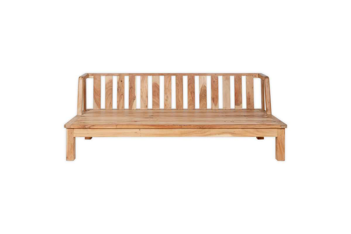 Sadhi Acacia Wood Outdoor Sofa-nkuku