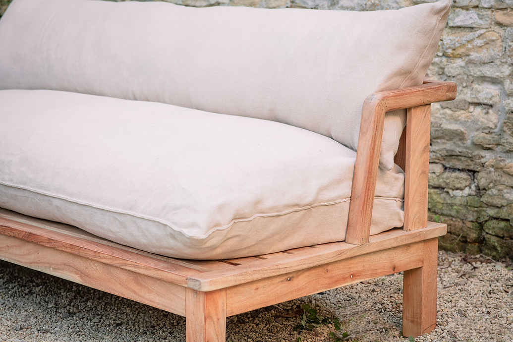 Sadhi Acacia Wood Outdoor Sofa